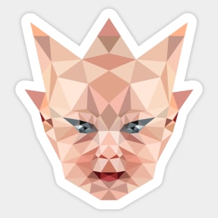 Cute Demon Alien Baby Sticker